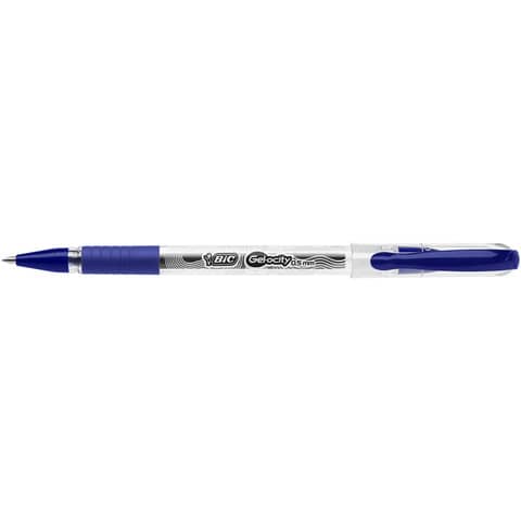 Penna gel con cappuccio BIC Gelocity Stic 0,5 mm blu 968484